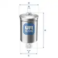 UFI üzemanyagszűrő - UFI
