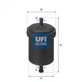 UFI üzemanyagszűrő - UFI