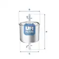 UFI üzemanyagszűrő - UFI