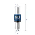 UFI üzemanyagszűrő - UFI