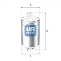 UFI üzemanyagszűrő - UFI