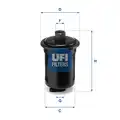 UFI üzemanyagszűrő - UFI
