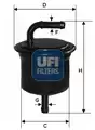 UFI üzemanyagszűrő - UFI