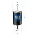 UFI üzemanyagszűrő - UFI