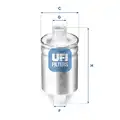 UFI üzemanyagszűrő - UFI
