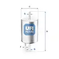 UFI üzemanyagszűrő - UFI