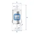UFI üzemanyagszűrő - UFI