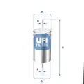 UFI üzemanyagszűrő - UFI