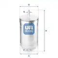 Gázolajszűrő - UFI