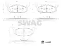 Fékbetét Készlet - SWAG