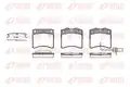 Fékbetét Készlet, Tárcsafék - Remsa