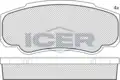 FÉKBETÉT /H/JUMPER 1.9-2.5D,TD 02- - Icer