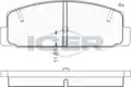 FÉKBETÉT /H/MAZDA 6 2.0-2.0DI 08/02- - Icer