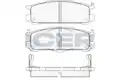 FÉKBETÉT /H/ SUBARU LEGACY -94 - Icer