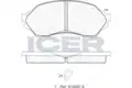 FÉKBETÉT /E/ MAZDA 323 1.4-1.5 98- - Icer