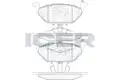 FÉKBETÉT /E/AUDI A3,BORA 1.4,2.0 98- - Icer