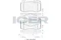 FÉKBETÉT /E/DB W203,220 3.0-5.0 01- - Icer