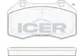 FÉKBETÉT /E/ CLIO III 2.0 16V 06- - Icer