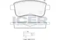 FÉKBETÉT /H/ MEGANE III 1.4 16V 09- - Icer