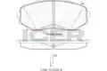 FÉKBETÉT /E/ MAZDA CX7 07- - Icer
