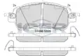 HAM.KLOCKI /P/MAZDA 2 1.5 14- - Icer