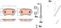 KLOCKI HAM. PORSCHE T. MACAN 2,0-3,0 18- - TRW