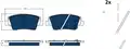 KLOCKI HAM. HYUNDAI T. IONIQ EV 21- ELECTRIC BLUE - TRW