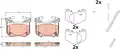 KLOCKI HAM. KIA T. STINGER 3,3 T-GDI 4WD 17- - TRW