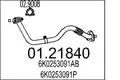 MTS első kipufogócső SEAT.IBIZ - MTS