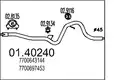 MTS kipufogócső RENA.R18 1.4 1 - MTS