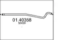 MTS kipufogócso.OPEL.ASTRA H 1.7 - MTS