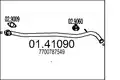 MTS kipufogócső RENA.R19 1.4 - MTS