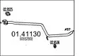 MTS kipufogócső ALFA.156 D 1.9 - MTS