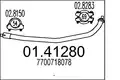 MTS kipufogócső RENA.R25 2.0 2 - MTS