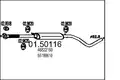 MTS középső kipufogódob FIAT.S - MTS