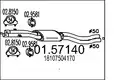 MTS középső kipufogódob BMW .3 - MTS