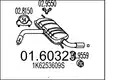 MTS hátsó kipufogódob.AUDI.A3 1.6 - MTS