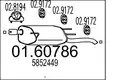 MTS hátsó kipufogódob.OPEL.CORSA C 1.7 CDTI - MTS