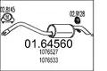 MTS hátsó kipufogódob FORD.ESC - MTS
