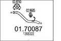 MTS hátsó kipufogócso.FORD.FOCUS 1.6 TDCI - MTS