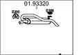 MTS hátsó kipufogódob FIAT.BRA - MTS