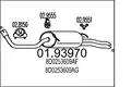 MTS hátsó kipufogódob AUDI.A4 - MTS