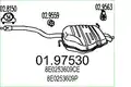 MTS hátsó kipufogódob AUDI.A4 - MTS