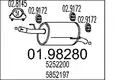 MTS hátsó kipufogódob OPEL.MER - MTS