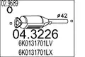 MTS katalizátor SEAT.IBIZA 1.9 - MTS