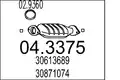 MTS katalizátor VOLV.S40 V40 1 - MTS