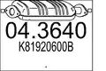 MTS katalizátor MAZD.MX-3 1.8 - MTS