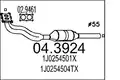 MTS katalizátor VOLK.GOLF IV 2 - MTS