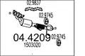 MTS katalizátor FORD.FOCUS 1.4 - MTS