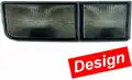 Blende dupla Golf3 fekete j. - Hella